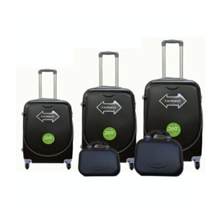 Set 3 Valises Trolley Rigide "Expander" Noir